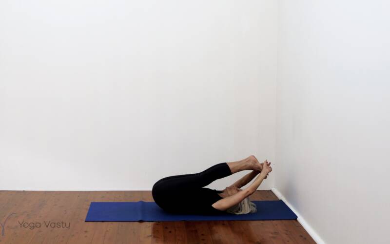 Supta Paschimottanasana pose