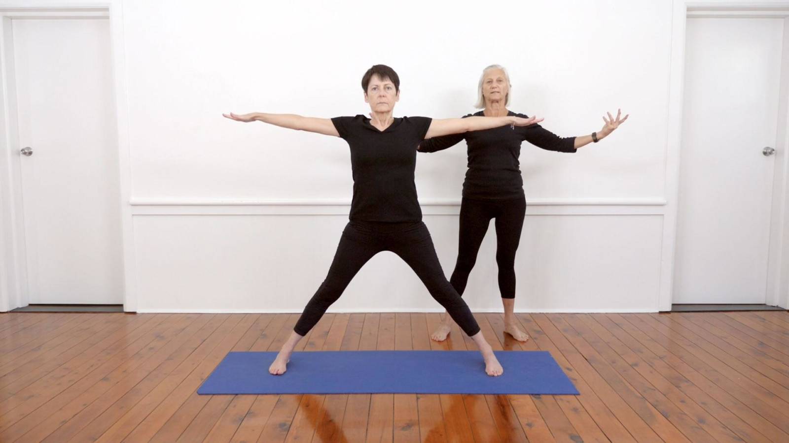 Jumping the Feet Apart for Standing Poses