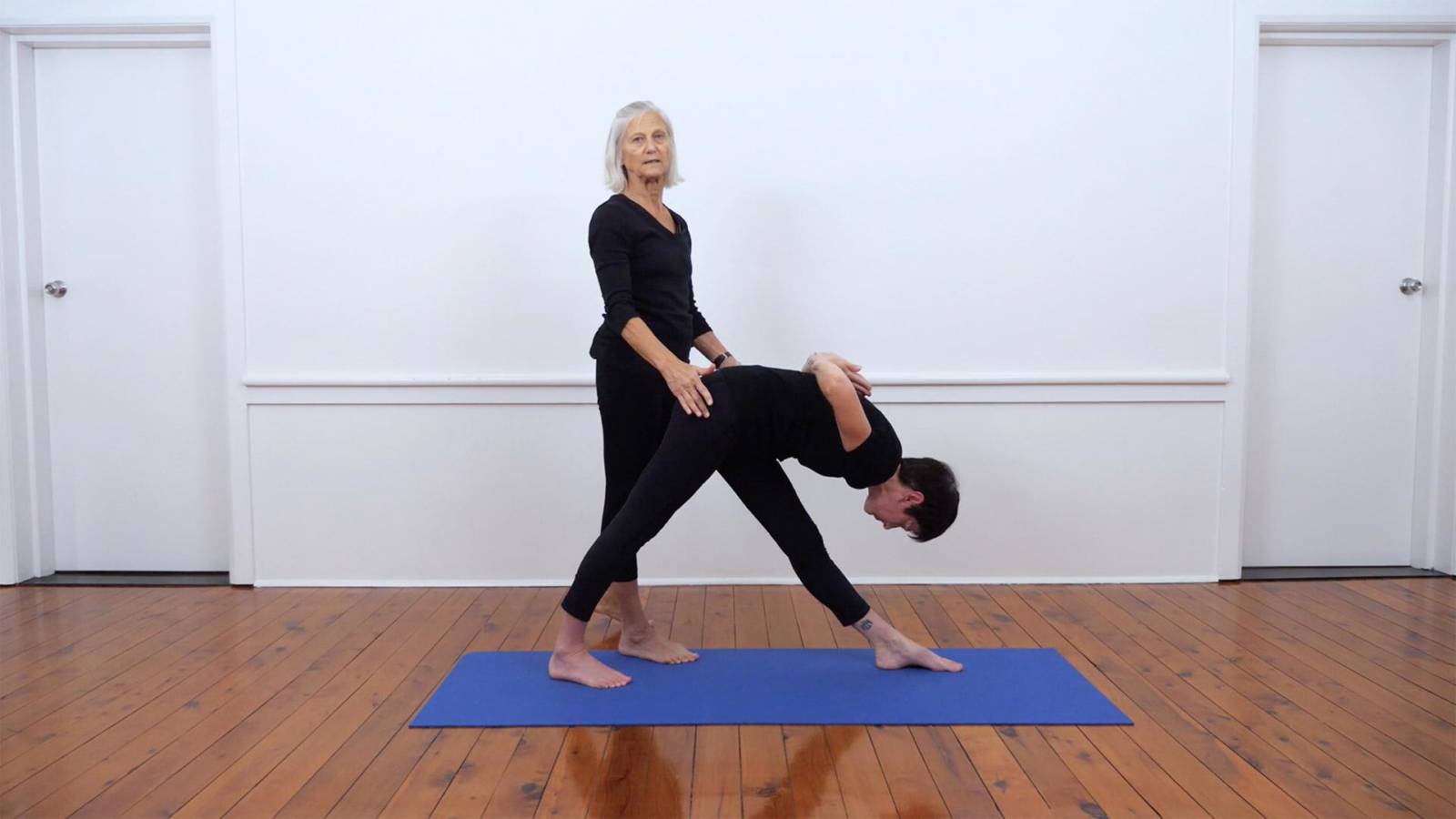 Reverse Facing Intense Stretch Pose 2 • Mr. Yoga ® Is Your #1 Authority on Yoga  Poses