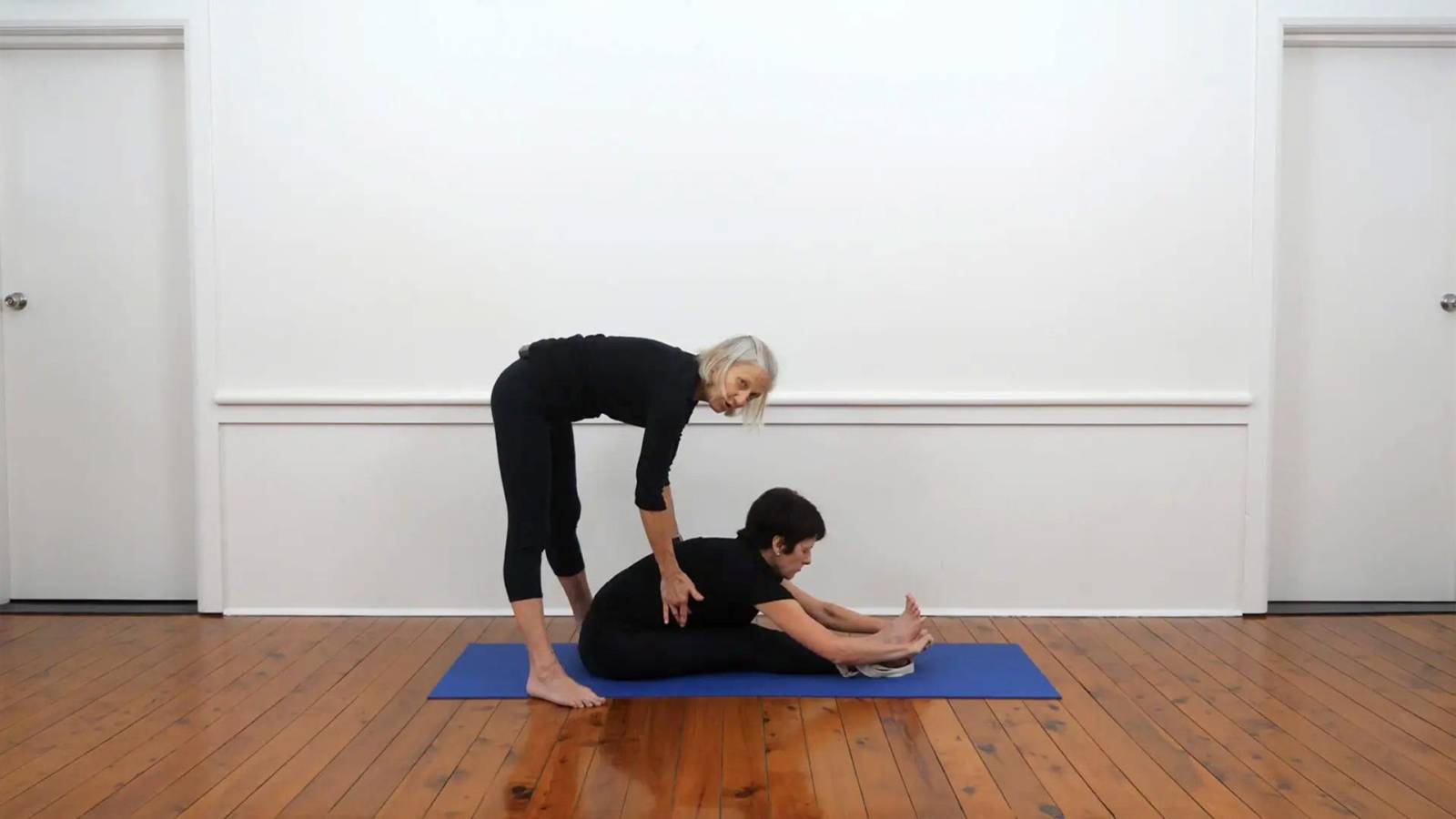 Yoga Pose: Revolved Seated Forward Bend | Pocket Yoga