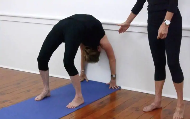 Iyengar yoga video thumbnail: Backbend sequence for experienced students
