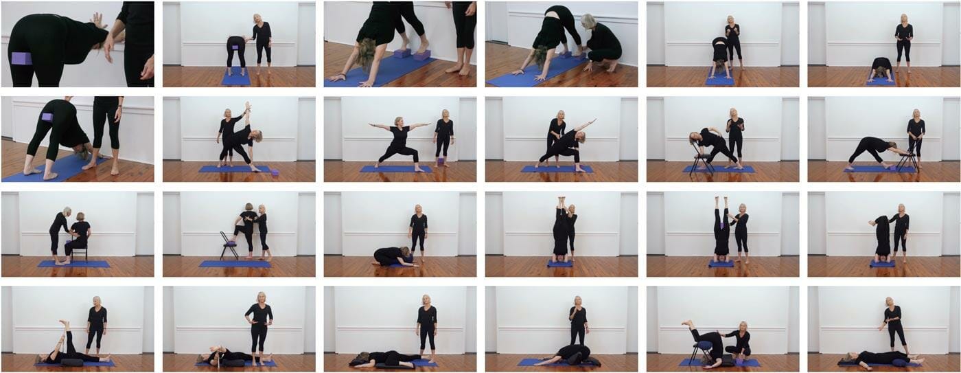 Lower back sequence to relax, strengthen and extend | Video stills