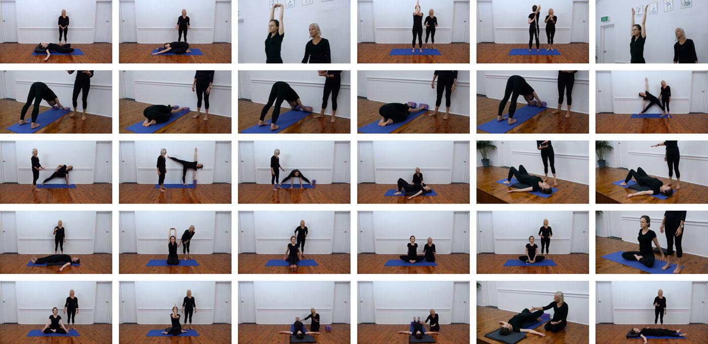 Neck hips and shoulders focus sequence to build your foundations in Iyengar yoga