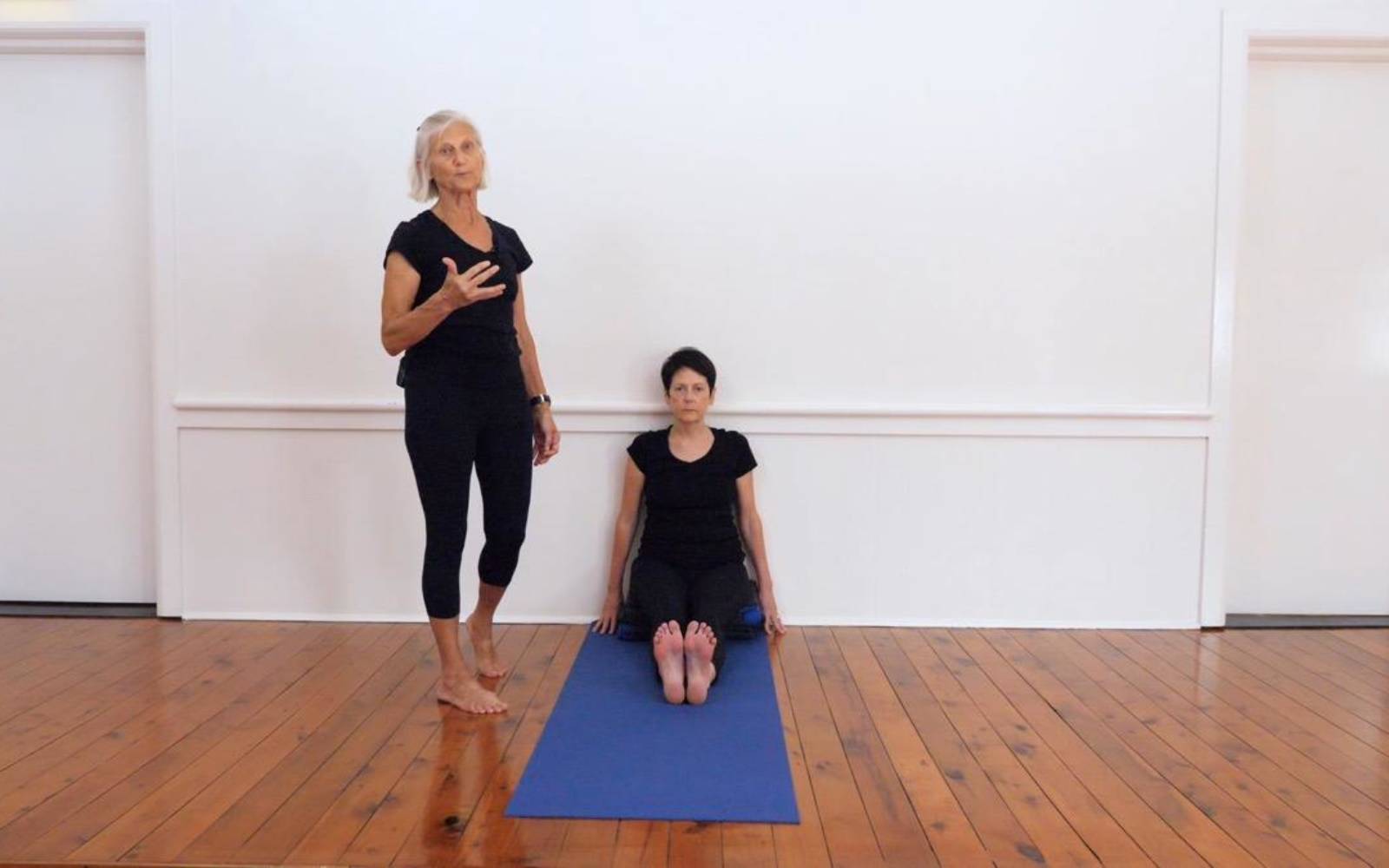 Online Iyengar yoga videos | Daily sequence focusing on sitting poses and forward bends