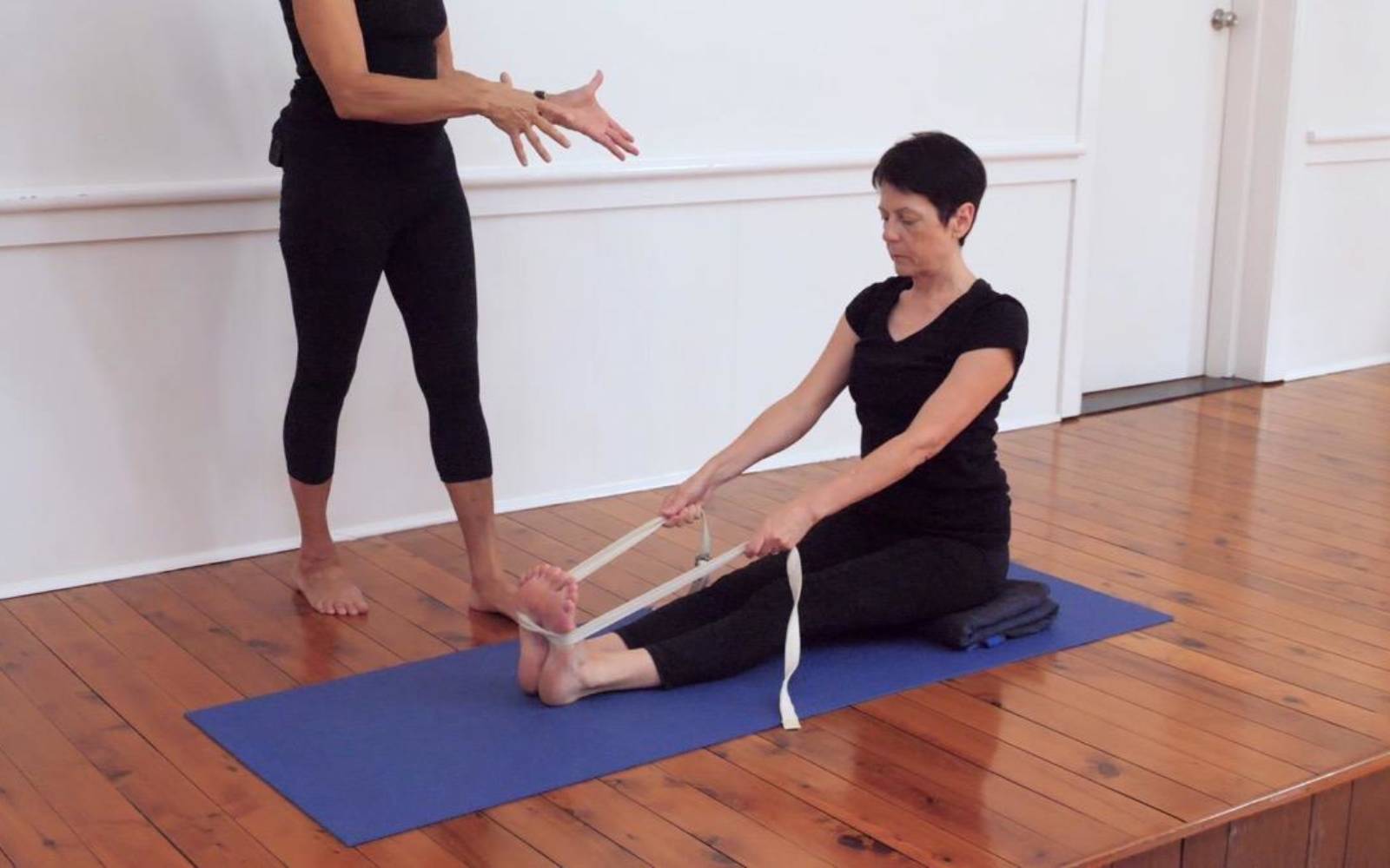 Online Iyengar yoga videos | Daily sequence focusing on sitting poses and forward bends