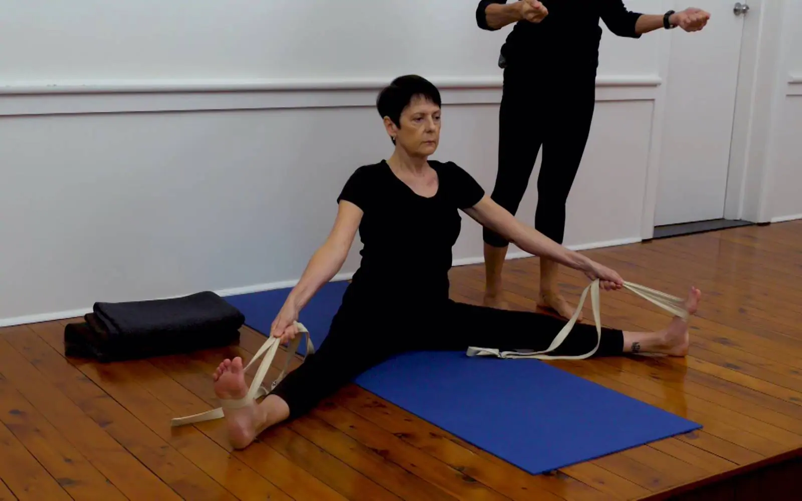 Seated Angle Pose (Upavista Konasana) - Yoga by D