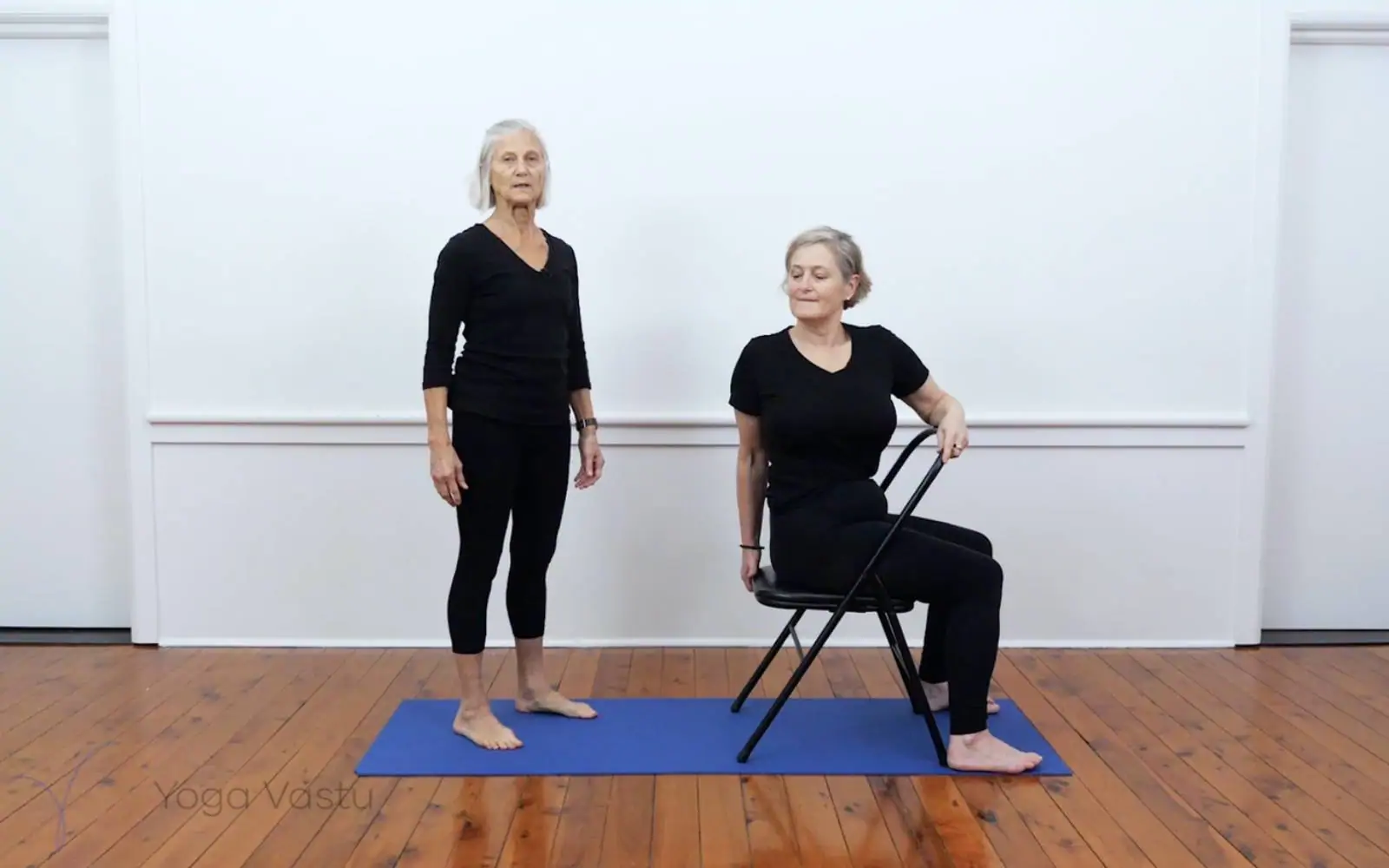 #LiveWholeHealth: Standing Twist Yoga - YouTube