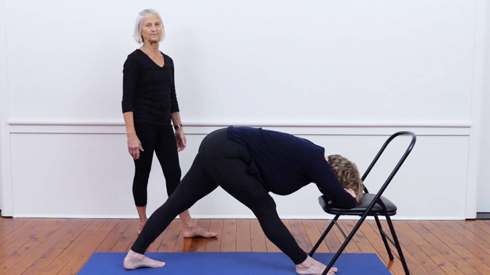 Premium Photo | Standing forward bend (uttanasana b) yoga posture (asana)