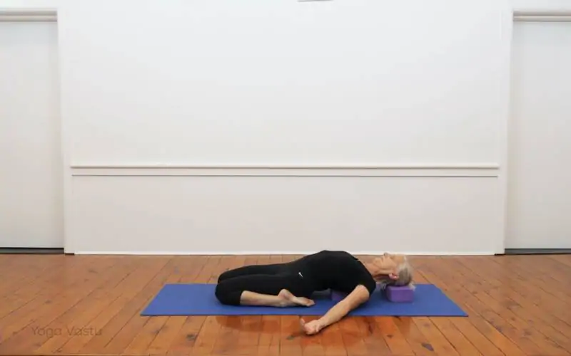 Supta Virasana pose