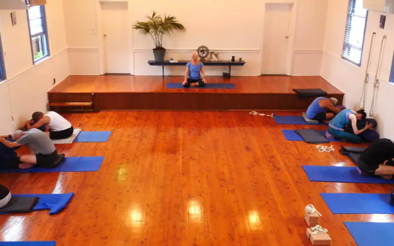 Iyengar yoga video thumbnail: Restorative Session for Intermediate Students (301)