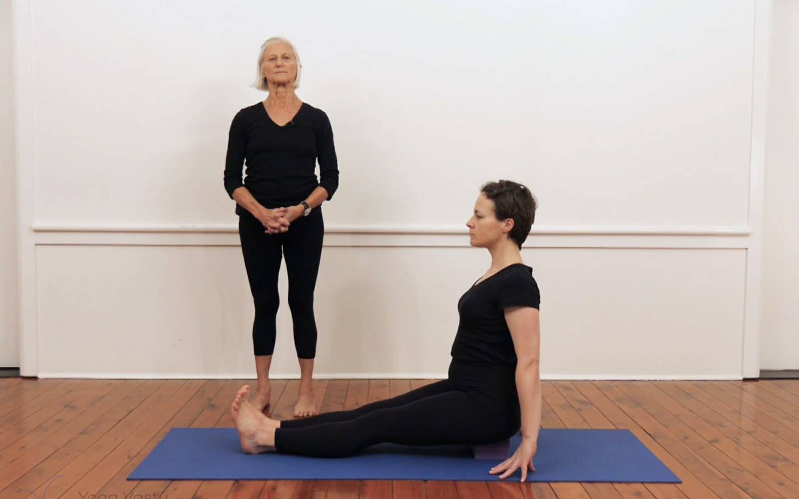 Online Iyengar yoga videos | Mini-sequence for hips and knees