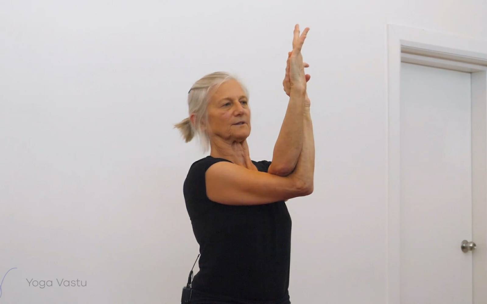 eagle pose arms