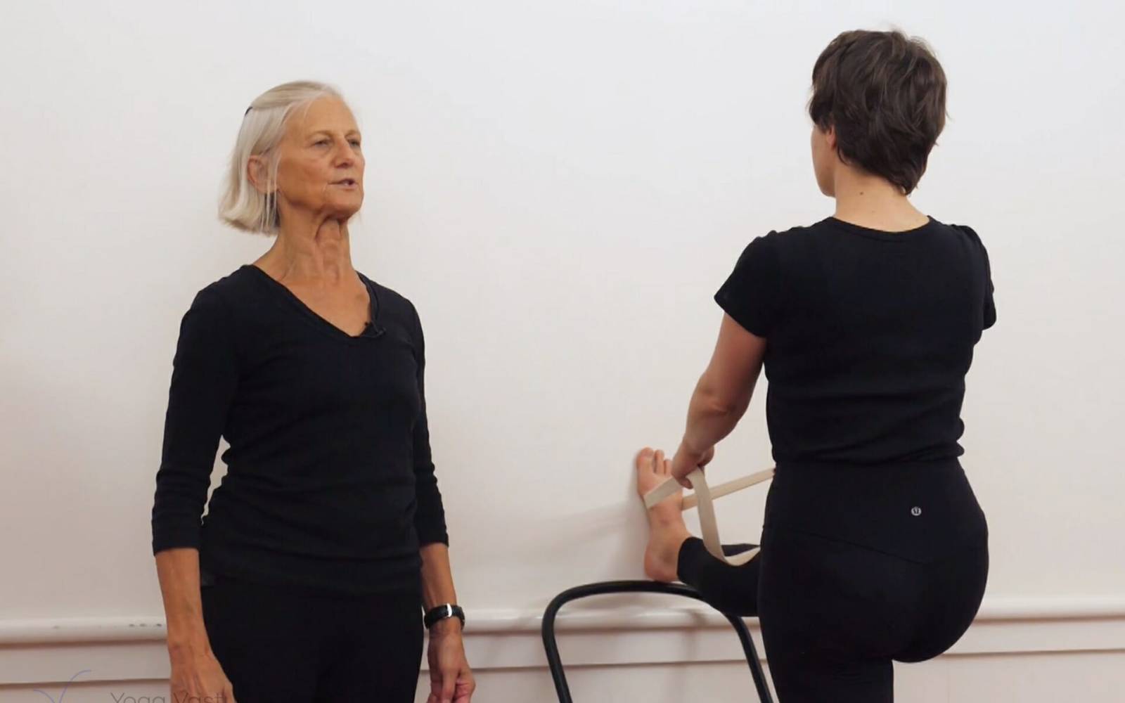 Online Iyengar yoga videos | Mini-sequence to open up through the legs and hips