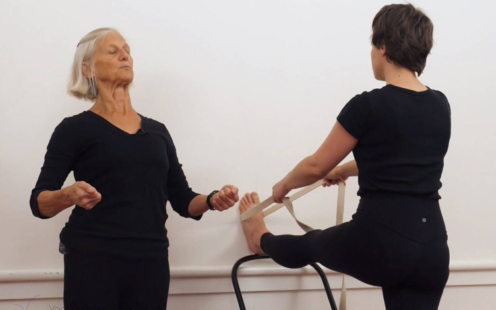Online Iyengar yoga videos | Mini-sequence to open up through the legs and hips