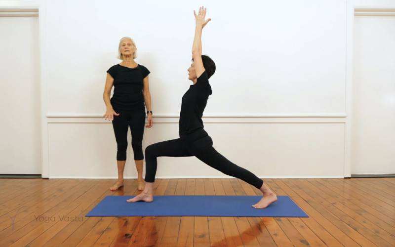 Revolved Side Angle Pose (Parivritta Parsvakonasana) | Iyengar Yoga