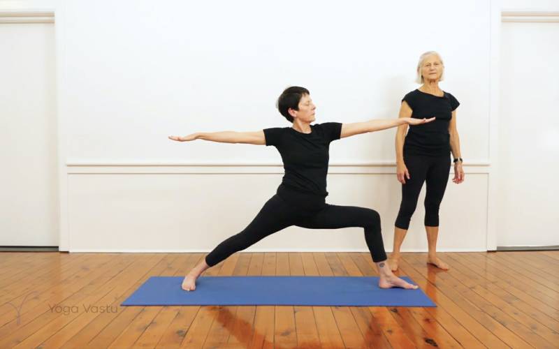 Virabhadrasana II pose