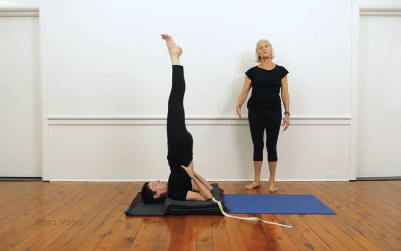 Revolved Side Angle Pose (Parivritta Parsvakonasana) | Iyengar Yoga