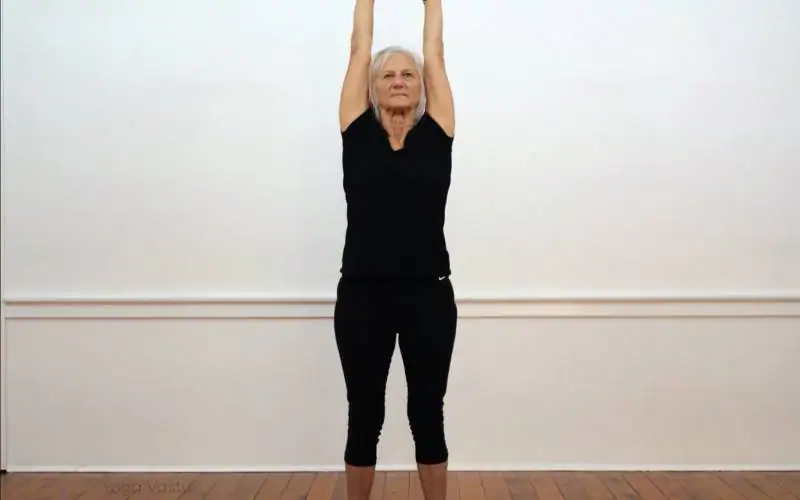 Urdhva Baddanguliyasana pose