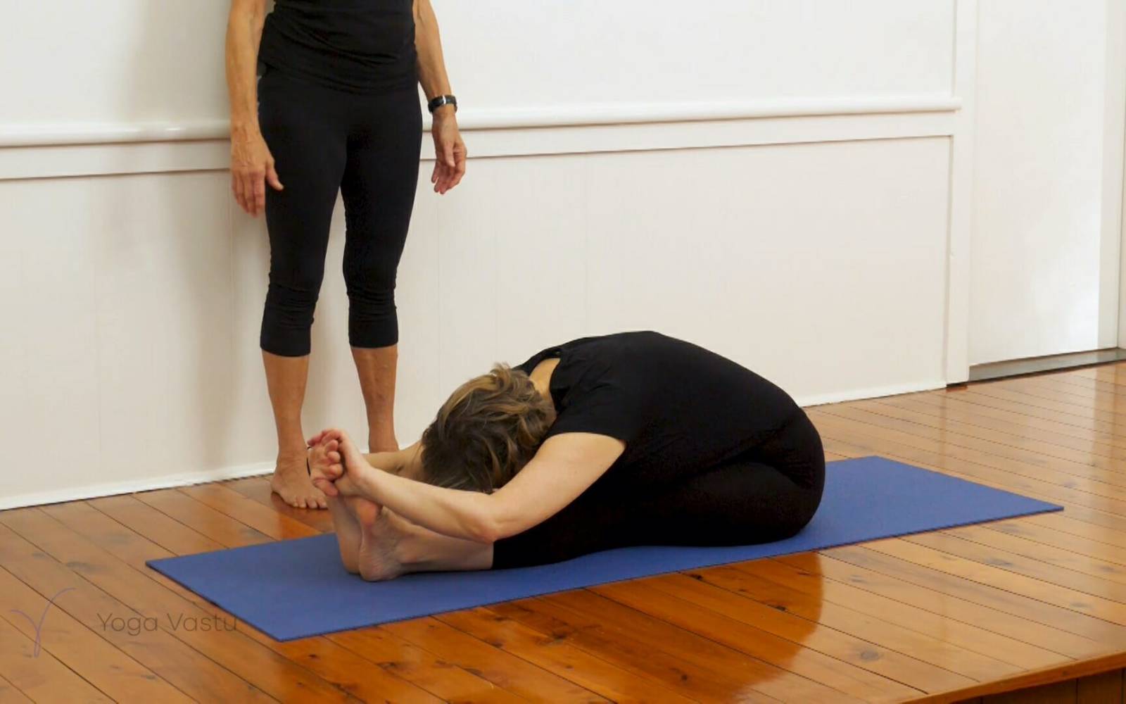 Restorative Yoga Pose of the Week – Seated Forward Bend – Katie Overcash,  LCSW/RYT200 – Charlotte, NC