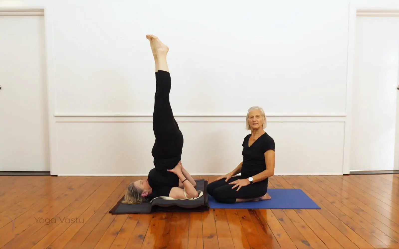 Supported Shoulderstand (Salamba Sarvangasana) - Yoga Pose