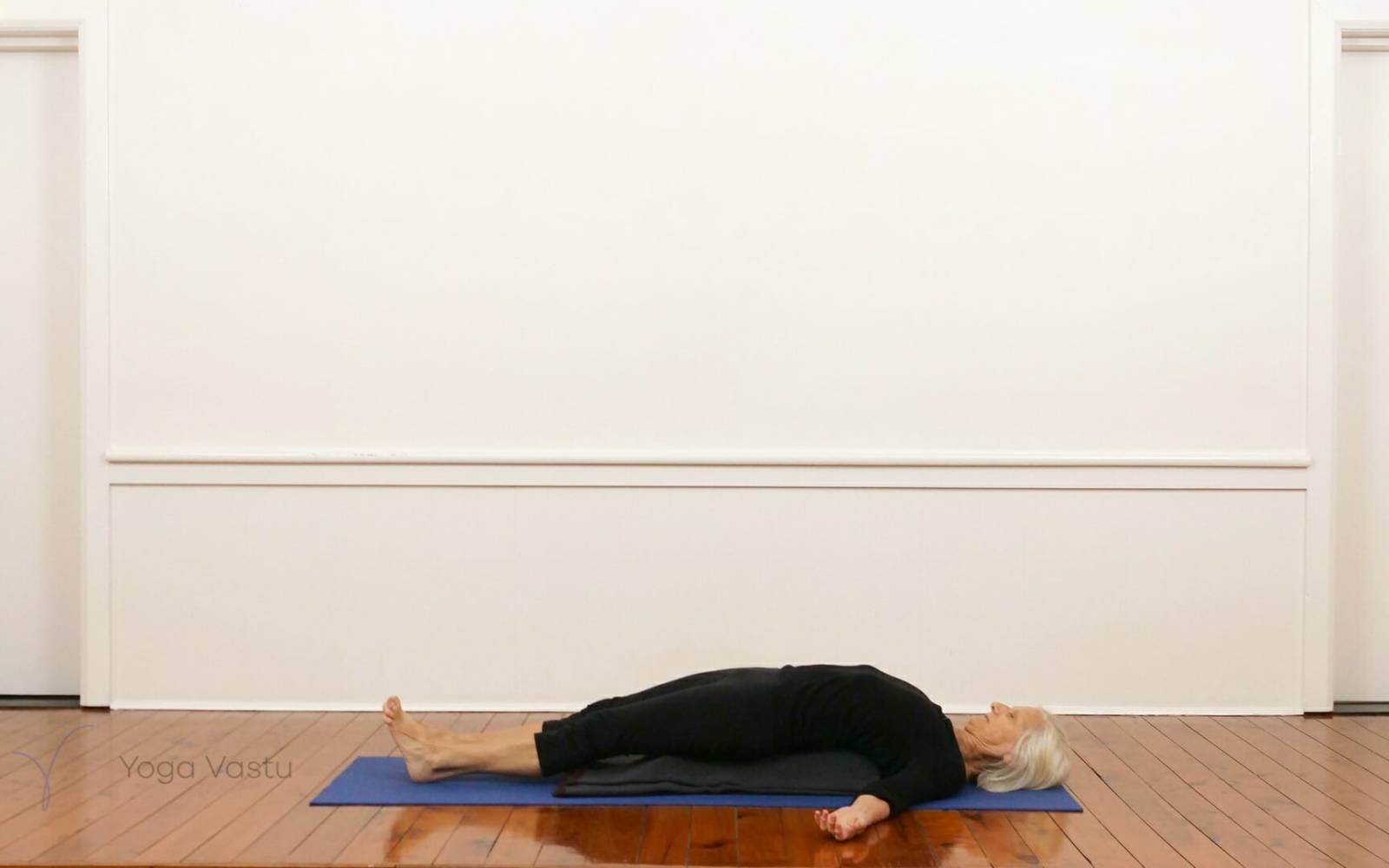 Online Iyengar yoga videos | Shoulder-opening poses with restorative and pranayama (210)
