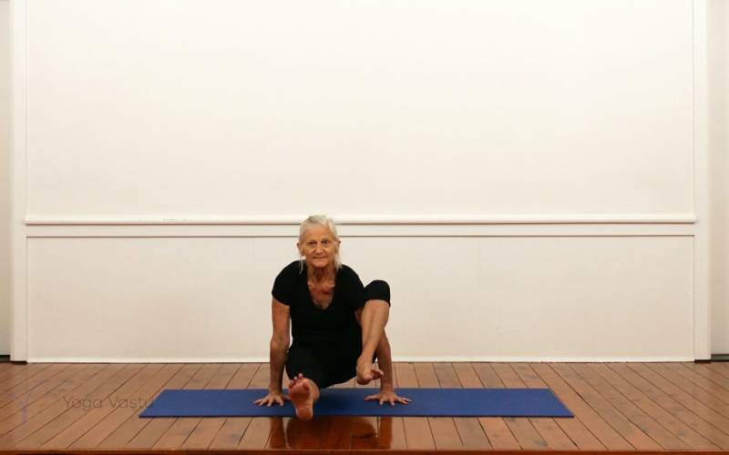 Eka Hasta Bhujasana pose