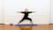 Iyengar yoga video thumbnail: Standing pose sequence with the whole back to the wall (216)