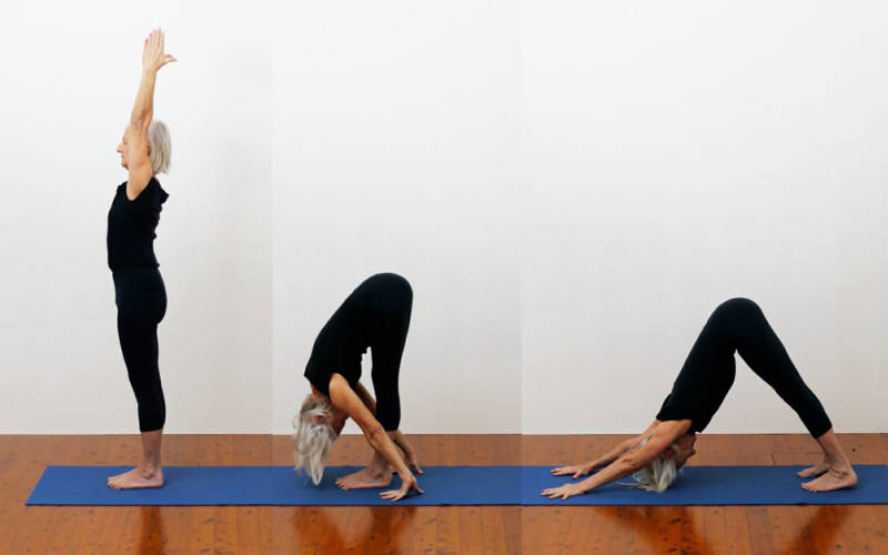 Mini Sun Salutation pose