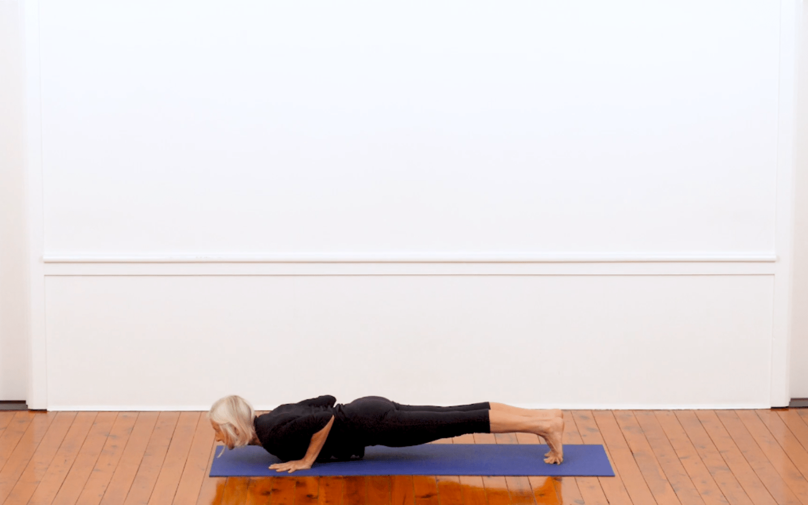 Four Limbed Staff Pose Flow Yoga (Chaturanga Dandasana Vinyasa