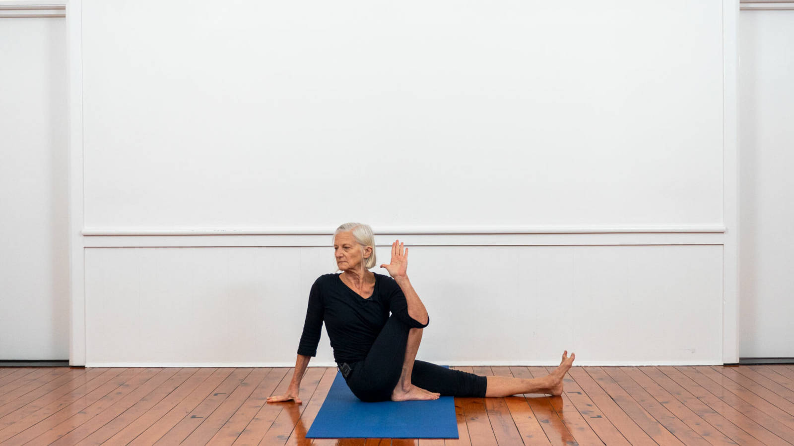 Experienced level forward bends, emphasising leg and groin work (417)