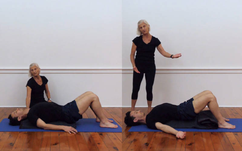 Neck Release Over Support pose