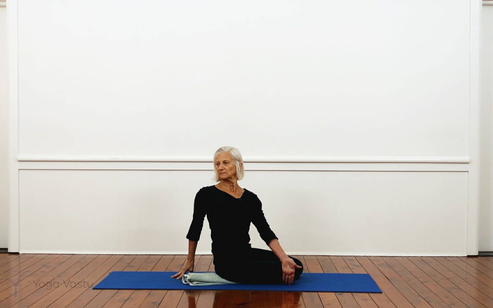 Online Iyengar yoga videos | Iyengar Yoga for Beginners (No Props) Session 5