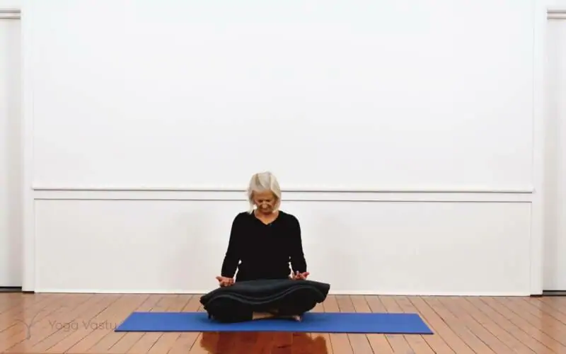 Iyengar yoga video thumbnail: Restorative and pranayama for experienced students (419)