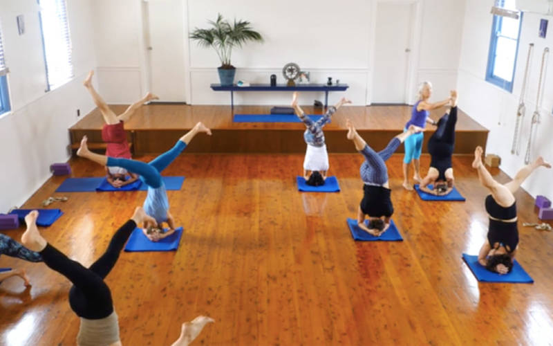 Parivritta Eka Pada Sirsasana pose