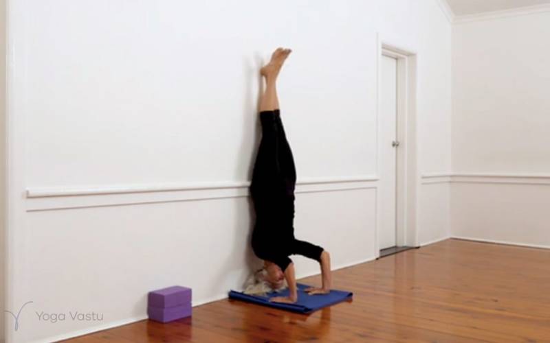 Salamba Sirsasana II pose