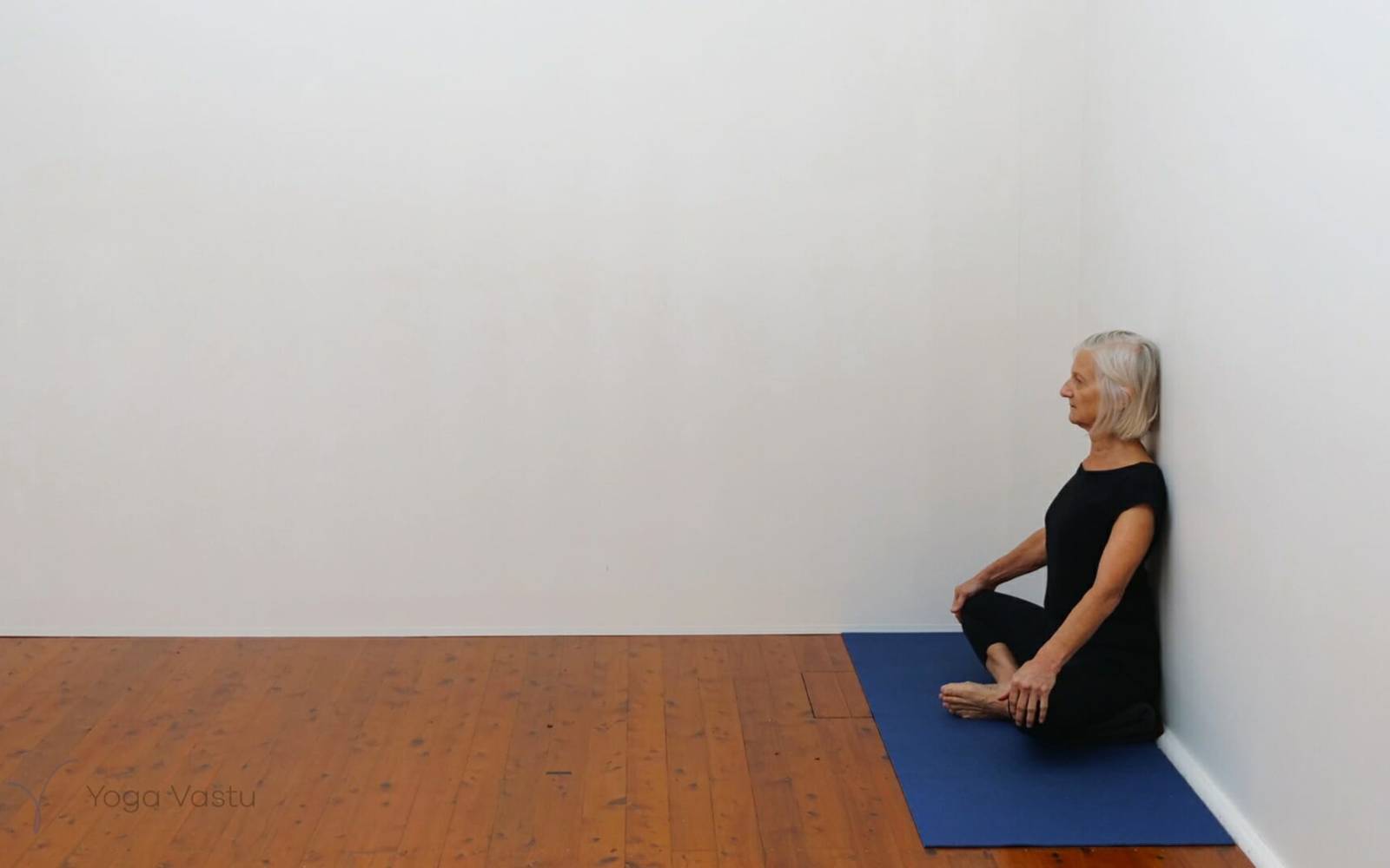 Online Iyengar yoga videos | Short restorative and nerve quietening sequence