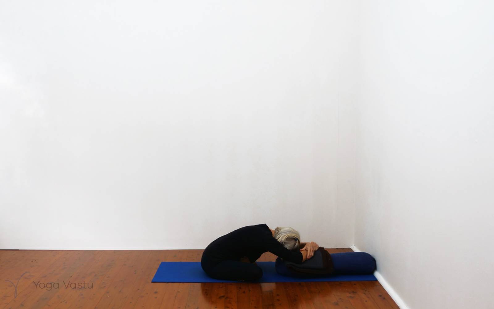 Online Iyengar yoga videos | Building stability and focus in restorative poses