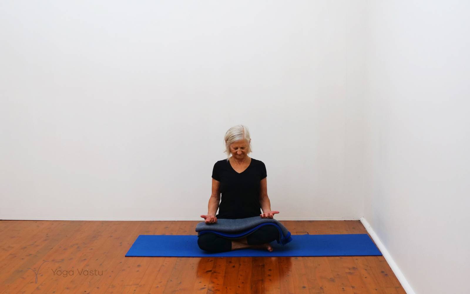 Online Iyengar yoga videos | Restorative and seated pranayama session for general level students