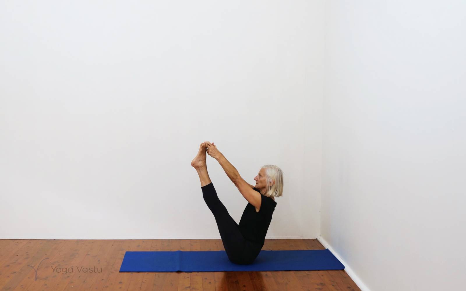 Online Iyengar yoga videos | Forward bends with emphasis on hips and hamstrings