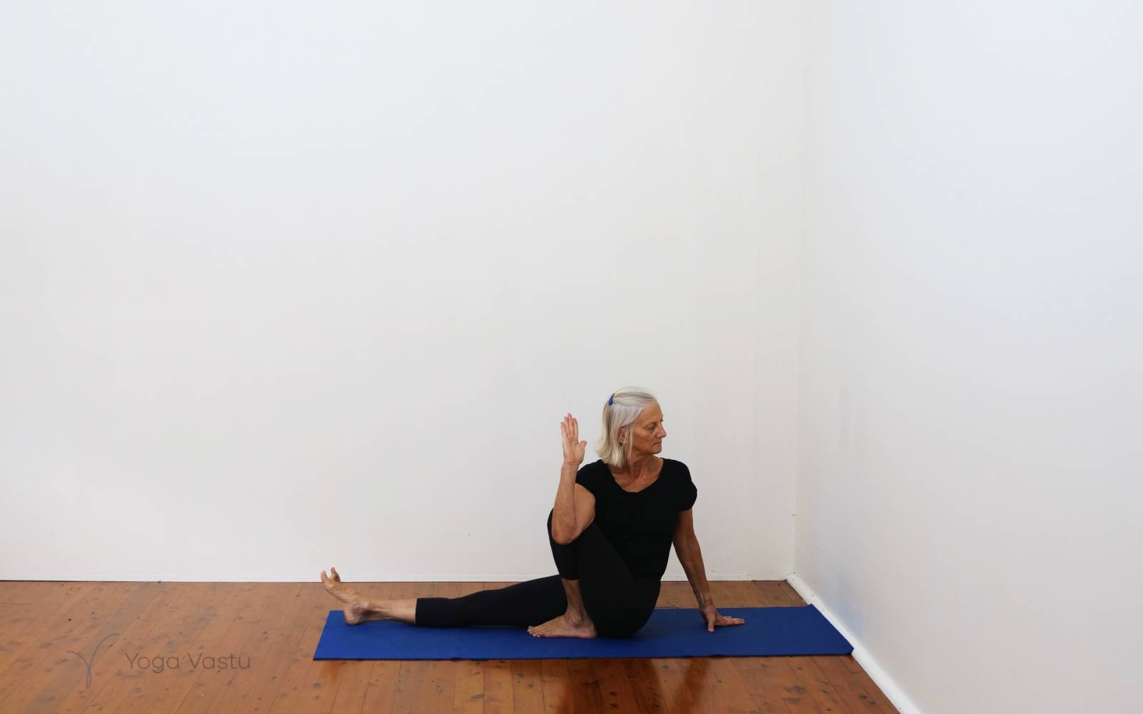 Online Iyengar yoga videos | Forward bends with emphasis on hips and hamstrings