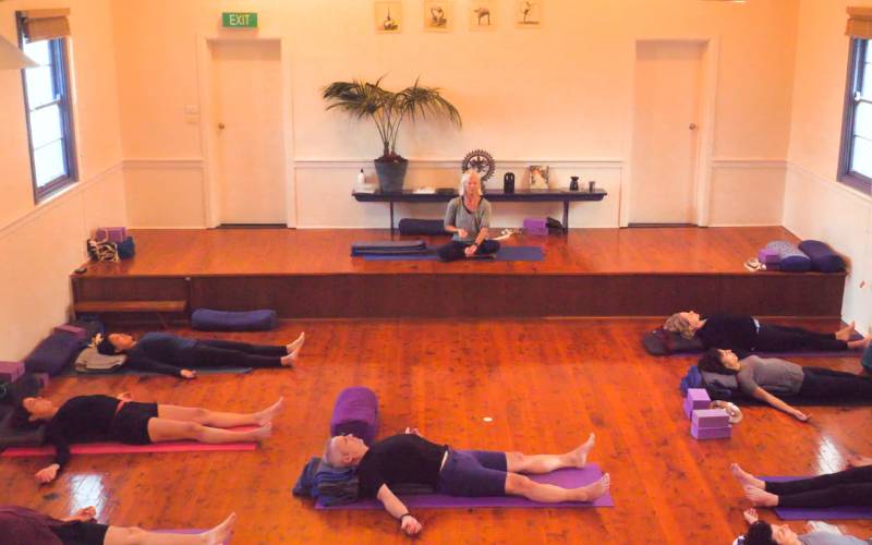Iyengar yoga video thumbnail: Tuesday Level 3 Class (8)(Restorative/Pranayama)