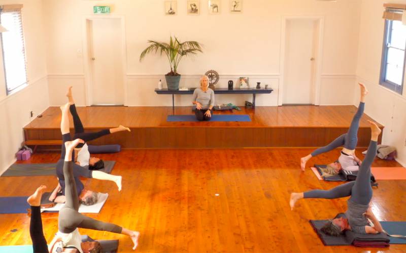 Iyengar yoga video thumbnail: Wednesday Advanced Term 2 (Forward Bends)