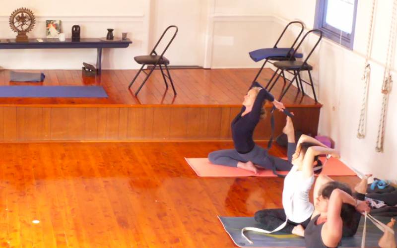 Iyengar yoga video thumbnail: Wednesday Advanced Term 2 (Releasing Tension with Backbends)