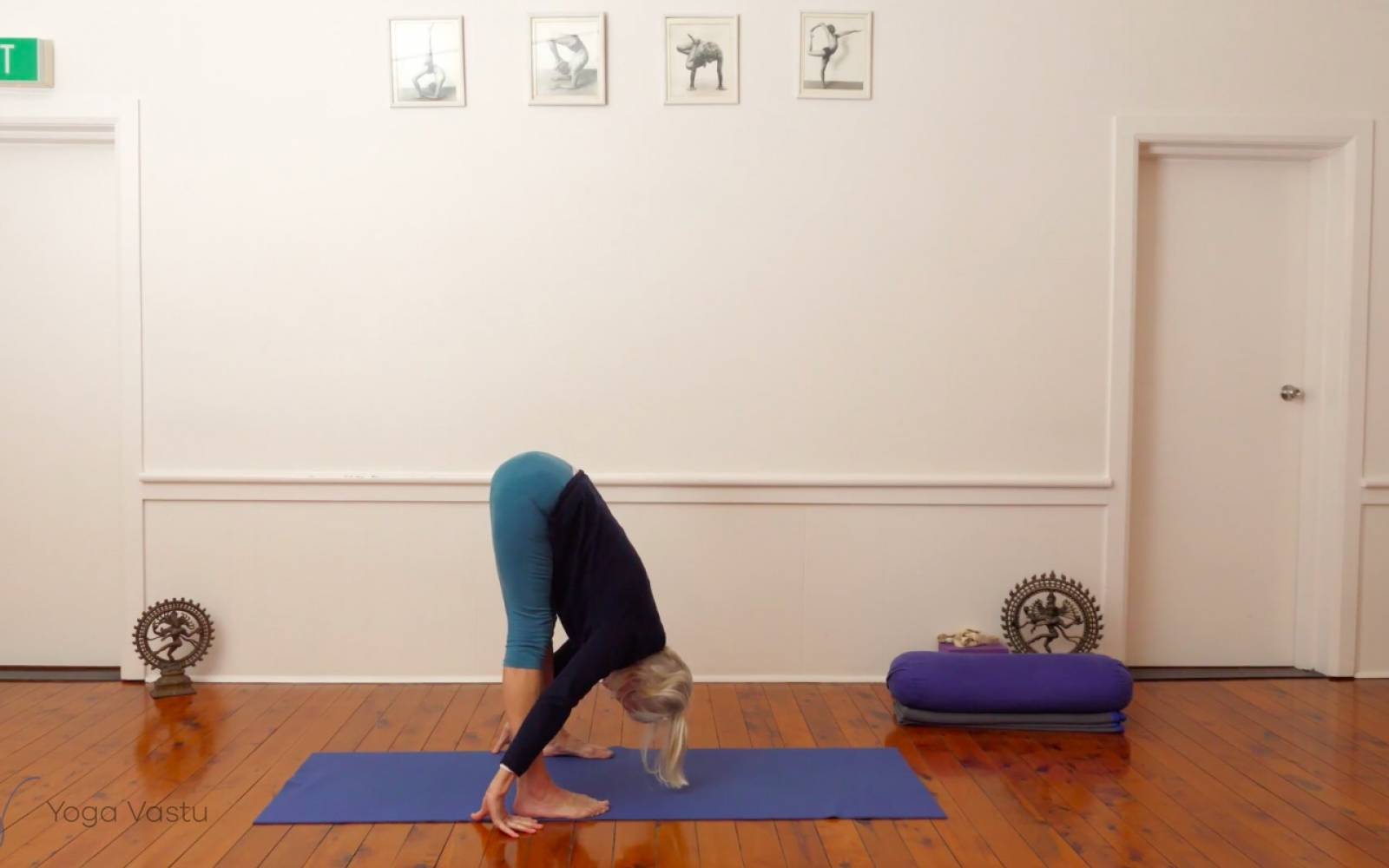 Online Iyengar yoga videos | Restorative Session with Guided Seated Meditation (Level 3)