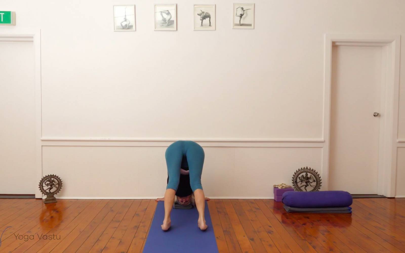 Online Iyengar yoga videos | Restorative Session with Guided Seated Meditation (Level 3)
