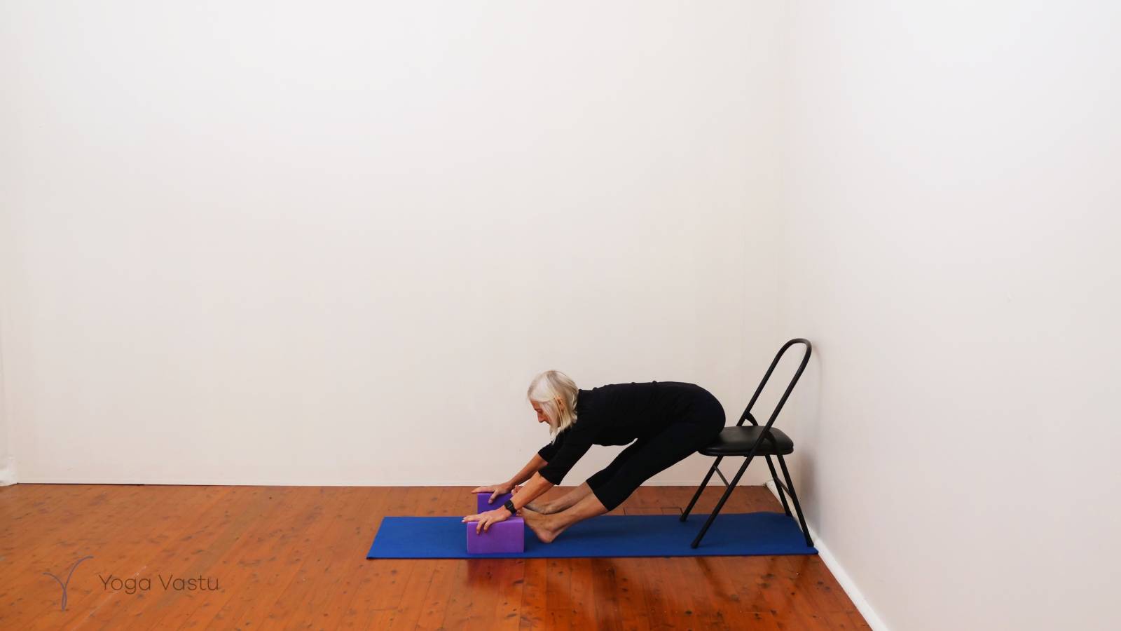 Learning to develop and extend further in basic forward bends