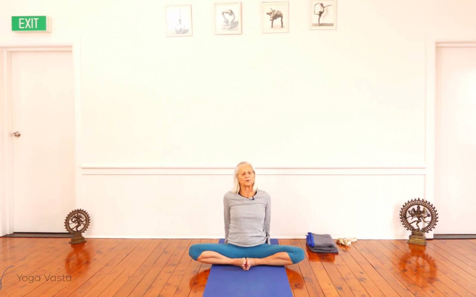 Online Iyengar yoga videos | Forward Bends with a Focus on the Inner Groin (Advanced)