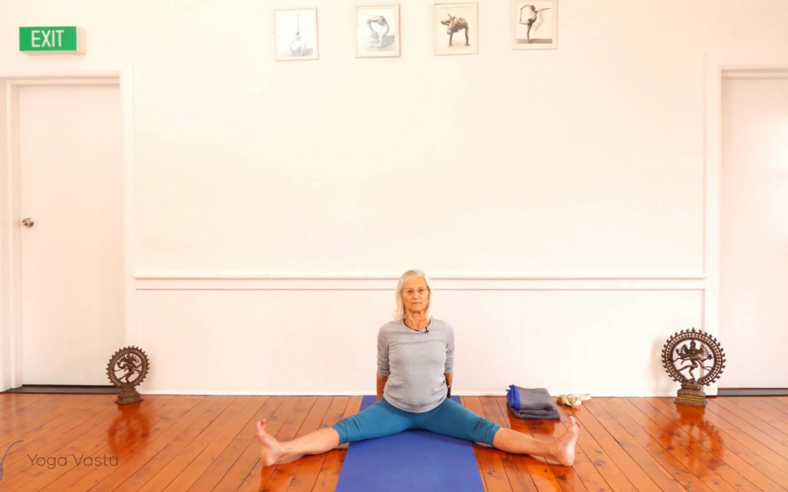 Online Iyengar yoga videos | Forward Bends with a Focus on the Inner Groin (Advanced)