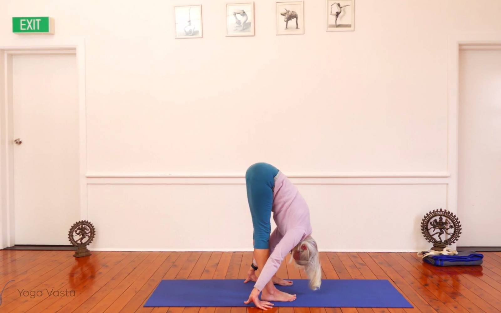 Online Iyengar yoga videos | Forward Bends with a Focus on the Inner Groin (Advanced)