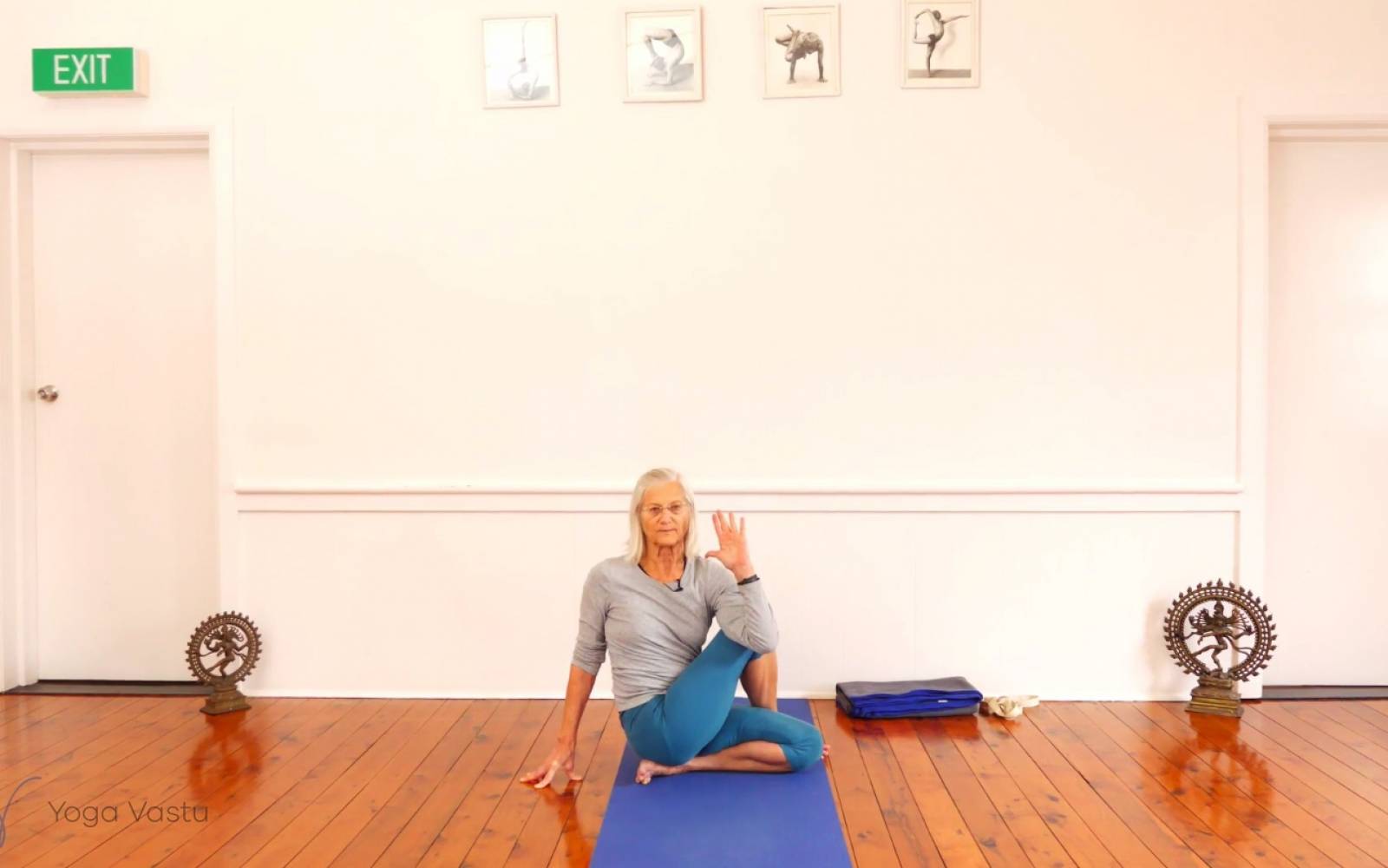 Online Iyengar yoga videos | Forward Bends with a Focus on the Inner Groin (Advanced)